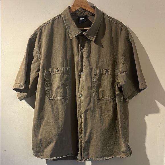 Kith Olive Green Button-Up Shirt - Picture 1 of 6